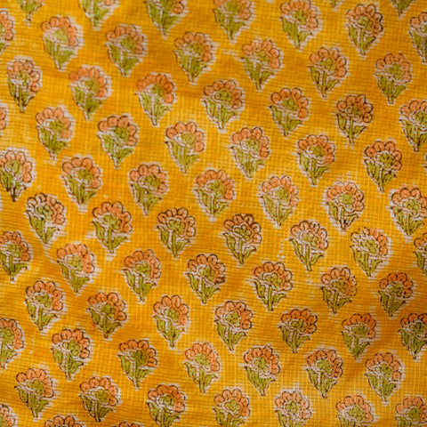 Yellow Printed Kurta Set for Women - Image 8