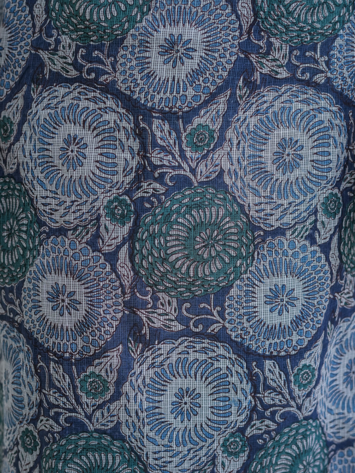 Blue Printed Kurta Dupatta Set For Women - Image 4